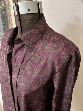 Vintage Country Suburbans Paisley Shirt